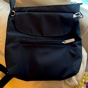 Travelon small black nylon crossbody